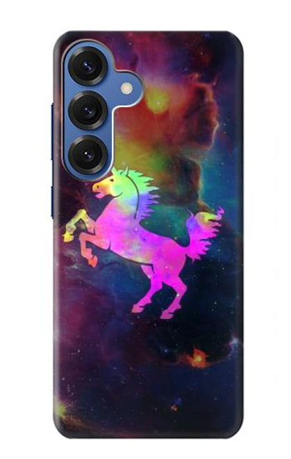 S2486 Rainbow Unicorn Nebula Space Case For Samsung Galaxy S25
