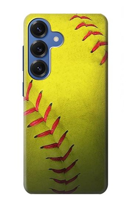 S3031 Yellow Softball Ball Case For Samsung Galaxy S25