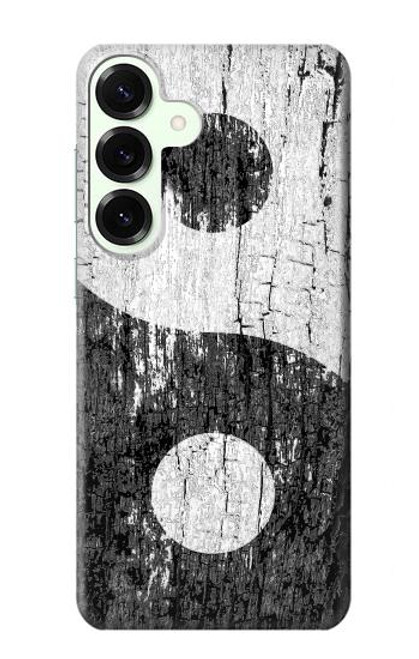 S2489 Yin Yang Wood Graphic Printed Case For Samsung Galaxy S25 Plus