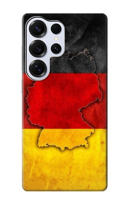S2935 Germany Flag Map Case For Samsung Galaxy S25 Ultra