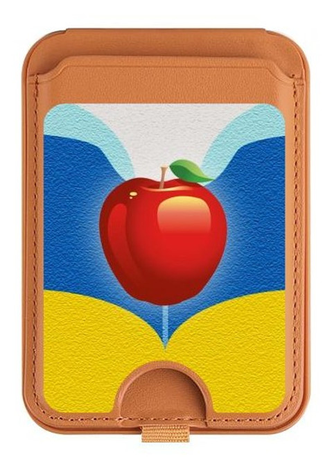 S2687 Snow White Poisoned Apple Magnetic Card Holder Wallet Stand with MagSafe for iPhone 16 15 14 13 Pro Max