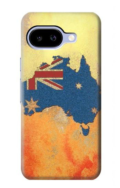 S2494 Australia Flag Map Rock Texture Case For Google Pixel 9a