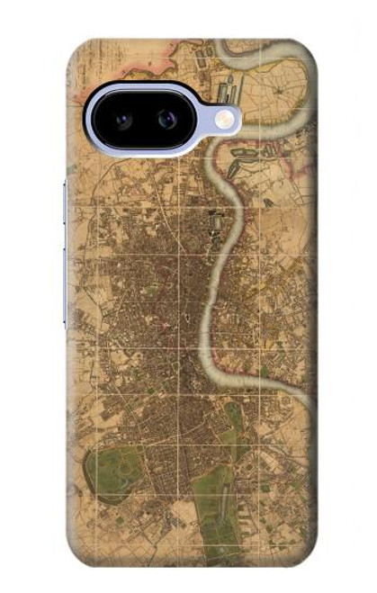 S3230 Vintage Map of London Case For Google Pixel 9a