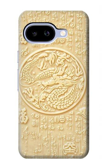 S3288 White Jade Dragon Graphic Painted Case For Google Pixel 9a