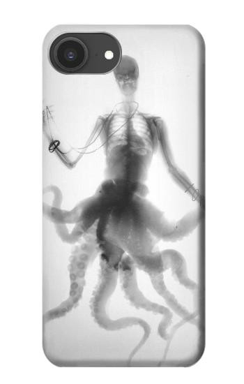S1432 Skull Octopus X-ray Case For iPhone 16e