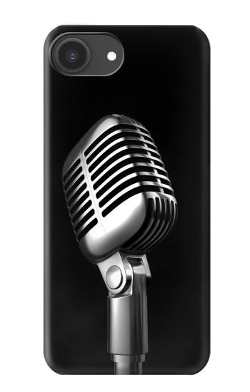 S1672 Retro Microphone Jazz Music Case For iPhone 16e