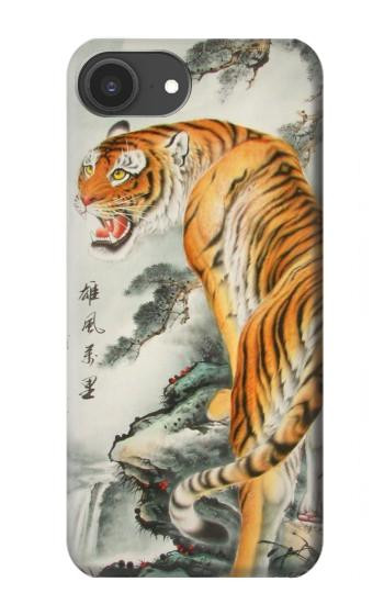 S1934 Chinese Tiger Painting Case For iPhone 16e, 17e