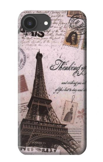 S2211 Paris Postcard Eiffel Tower Case For iPhone 16e, 17e