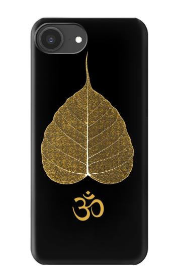 S2331 Gold Leaf Buddhist Om Symbol Case For iPhone 16e, 17e