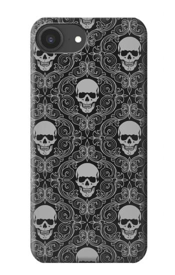 S2371 Skull Vintage Monochrome Pattern Case For iPhone 16e