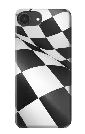 S2408 Checkered Winner Flag Case For iPhone 16e