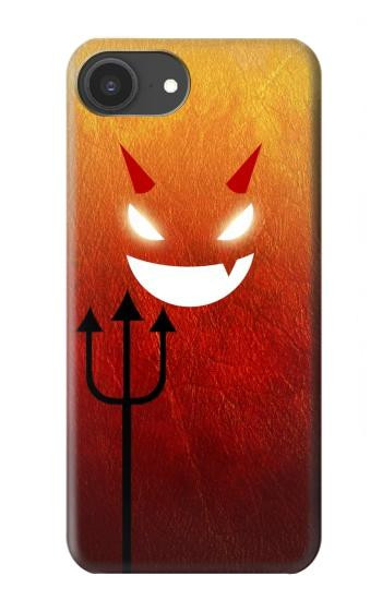 S2454 Red Cute Little Devil Cartoon Case For iPhone 16e