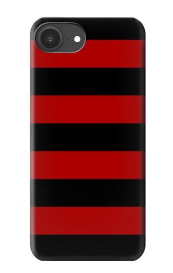 S2638 Black and Red Striped Case For iPhone 16e