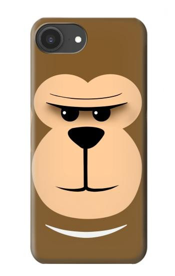 S2721 Cute Grumpy Monkey Cartoon Case For iPhone 16e, 17e