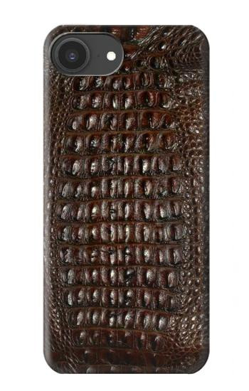 S2850 Brown Skin Alligator Graphic Printed Case For iPhone 16e, 17e
