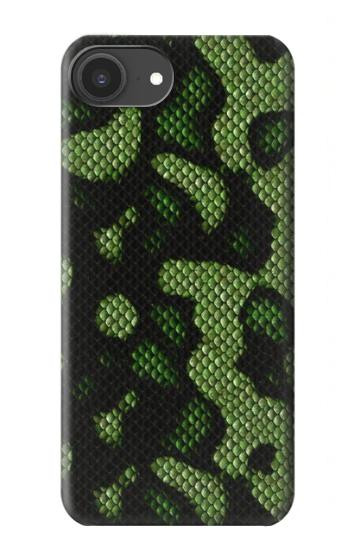 S2877 Green Snake Skin Graphic Printed Case For iPhone 16e, 17e