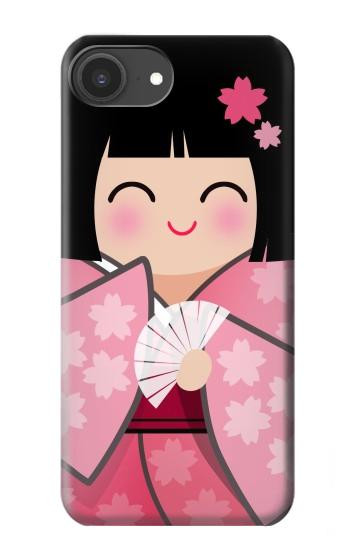 S3042 Japan Girl Hina Doll Kimono Sakura Case For iPhone 16e, 17e