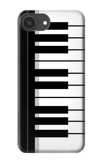 S3078 Black and White Piano Keyboard Case For iPhone 16e, 17e