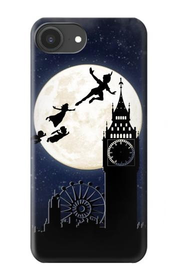 S3249 Peter Pan Fly Full Moon Night Case For iPhone 16e