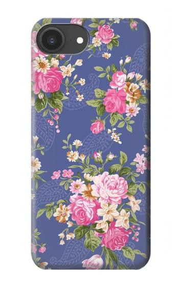 S3265 Vintage Flower Pattern Case For iPhone 16e