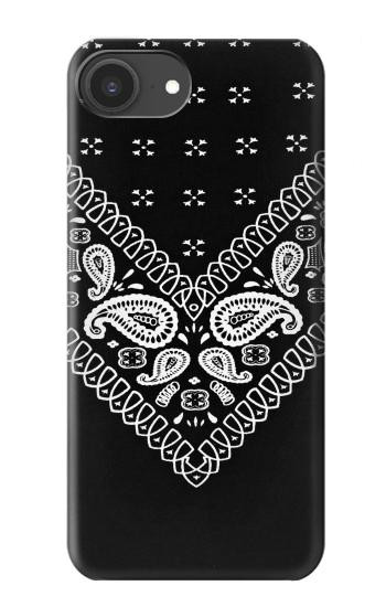 S3363 Bandana Black Pattern Case For iPhone 16e, 17e