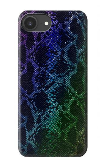 S3366 Rainbow Python Skin Graphic Print Case For iPhone 16e