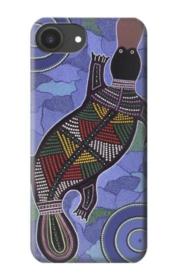 S3387 Platypus Australian Aboriginal Art Case For iPhone 16e, 17e