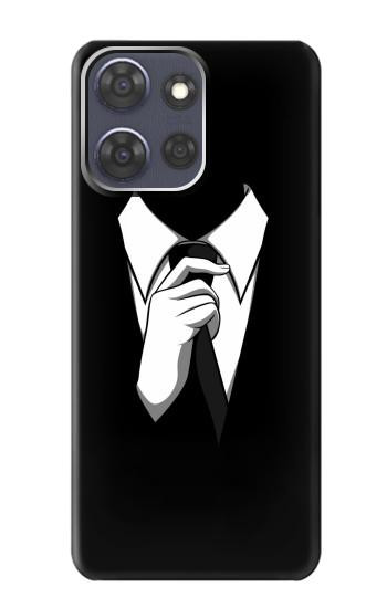 S1591 Anonymous Man in Black Suit Case For Motorola Moto G Power (2025,2026)