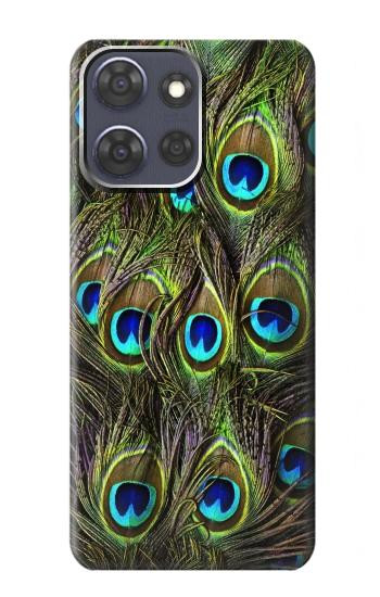 S1965 Peacock Feather Case For Motorola Moto G Power (2025)