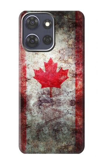 S2490 Canada Maple Leaf Flag Texture Case For Motorola Moto G Power (2025)