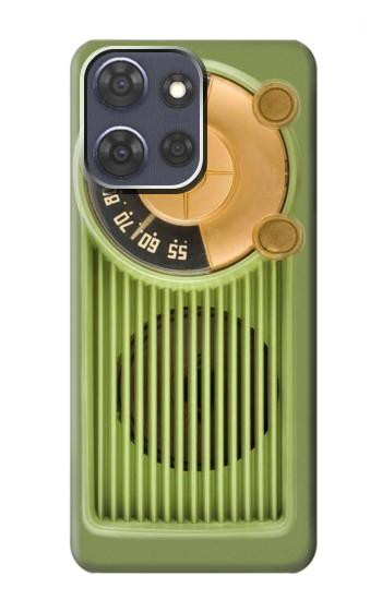S2656 Vintage Bakelite Radio Green Case For Motorola Moto G Power (2025,2026)