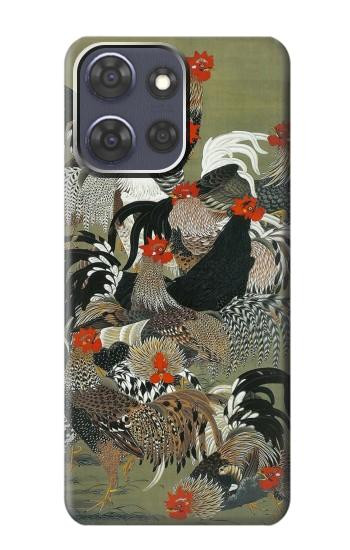 S2699 Ito Jakuchu Rooster Case For Motorola Moto G Power (2025,2026)