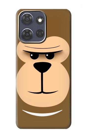 S2721 Cute Grumpy Monkey Cartoon Case For Motorola Moto G Power (2025,2026)