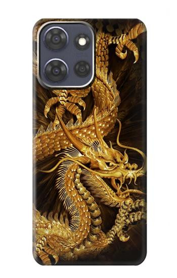S2804 Chinese Gold Dragon Printed Case For Motorola Moto G Power (2025,2026)