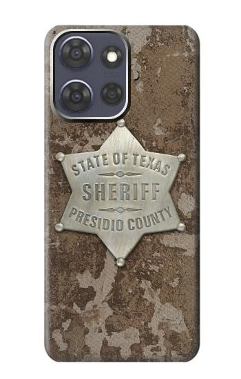 S2868 Texas Presidio County Sheriff Badge Case For Motorola Moto G Power (2025,2026)