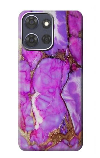 S2907 Purple Turquoise Stone Case For Motorola Moto G Power (2025,2026)