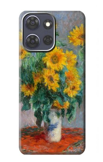 S2937 Claude Monet Bouquet of Sunflowers Case For Motorola Moto G Power (2025,2026)