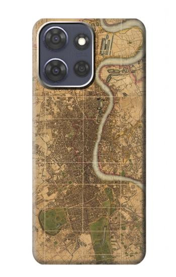 S3230 Vintage Map of London Case For Motorola Moto G Power (2025,2026)