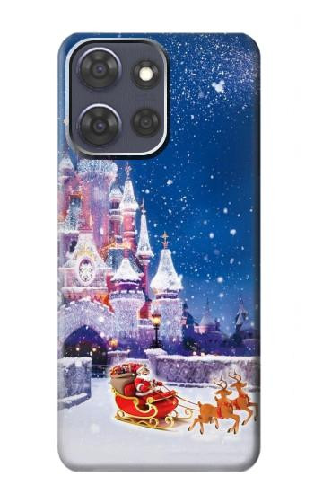 S3282 Santa Xmas Castle Case For Motorola Moto G Power (2025,2026)