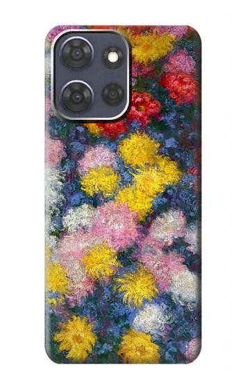 S3342 Claude Monet Chrysanthemums Case For Motorola Moto G Power (2025,2026)
