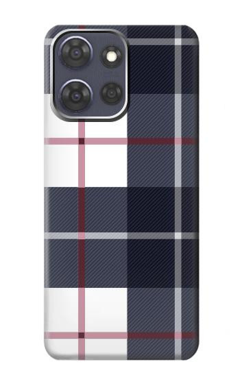 S3452 Plaid Fabric Pattern Case For Motorola Moto G Power (2025,2026)