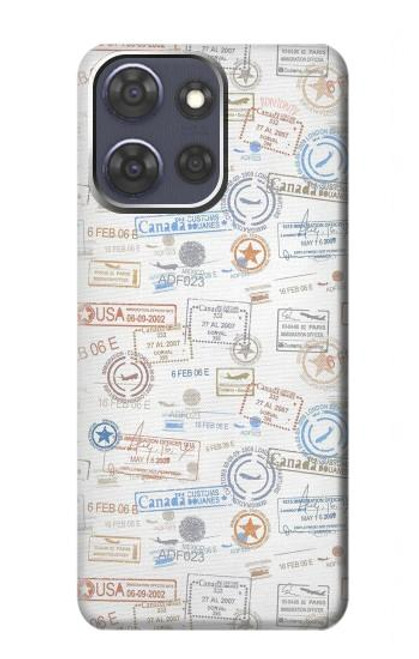 S3903 Travel Stamps Case For Motorola Moto G Power (2025)