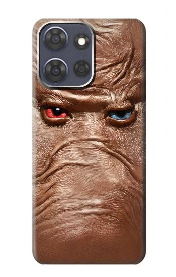S3940 Leather Mad Face Graphic Paint Case For Motorola Moto G Power (2025,2026)