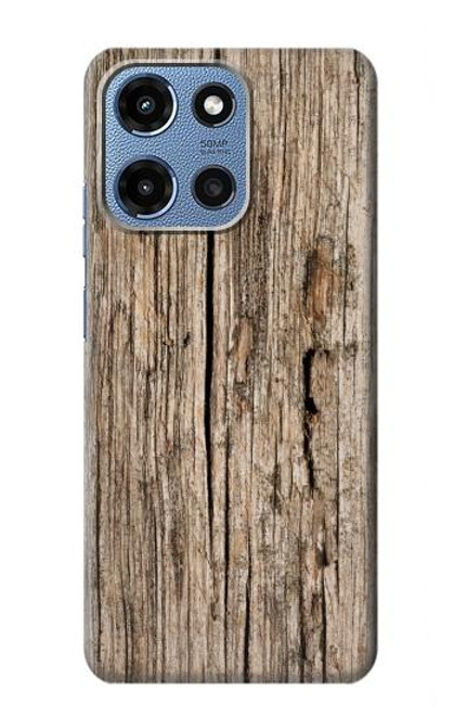 S0600 Wood Graphic Printed Case For Motorola Moto G 5G (2025)