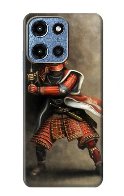 S0796 Japan Red Samurai Case For Motorola Moto G 5G (2025)