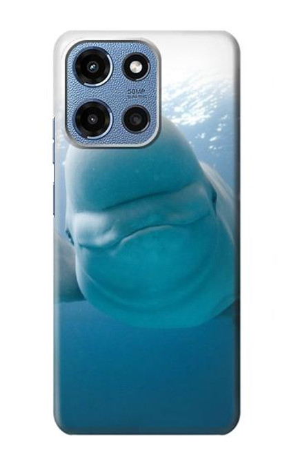S1801 Beluga Whale Smile Whale Case For Motorola Moto G 5G (2025)