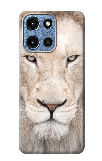S2399 White Lion Face Case For Motorola Moto G 5G (2025)