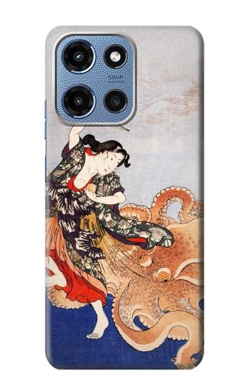S2496 Japan Art Utagawa Kuniyoshi Tamatori Case For Motorola Moto G 5G (2025)