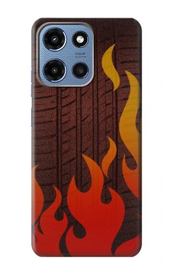 S2988 Rally Car Tire Fire Case For Motorola Moto G 5G (2025)