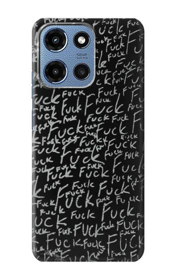 S3478 Funny Words Blackboard Case For Motorola Moto G 5G (2025)